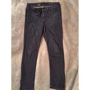 Gray Saks Fifth Avenue Jeans Ankle Skinny Size 29 Women Zipper Legs Blue